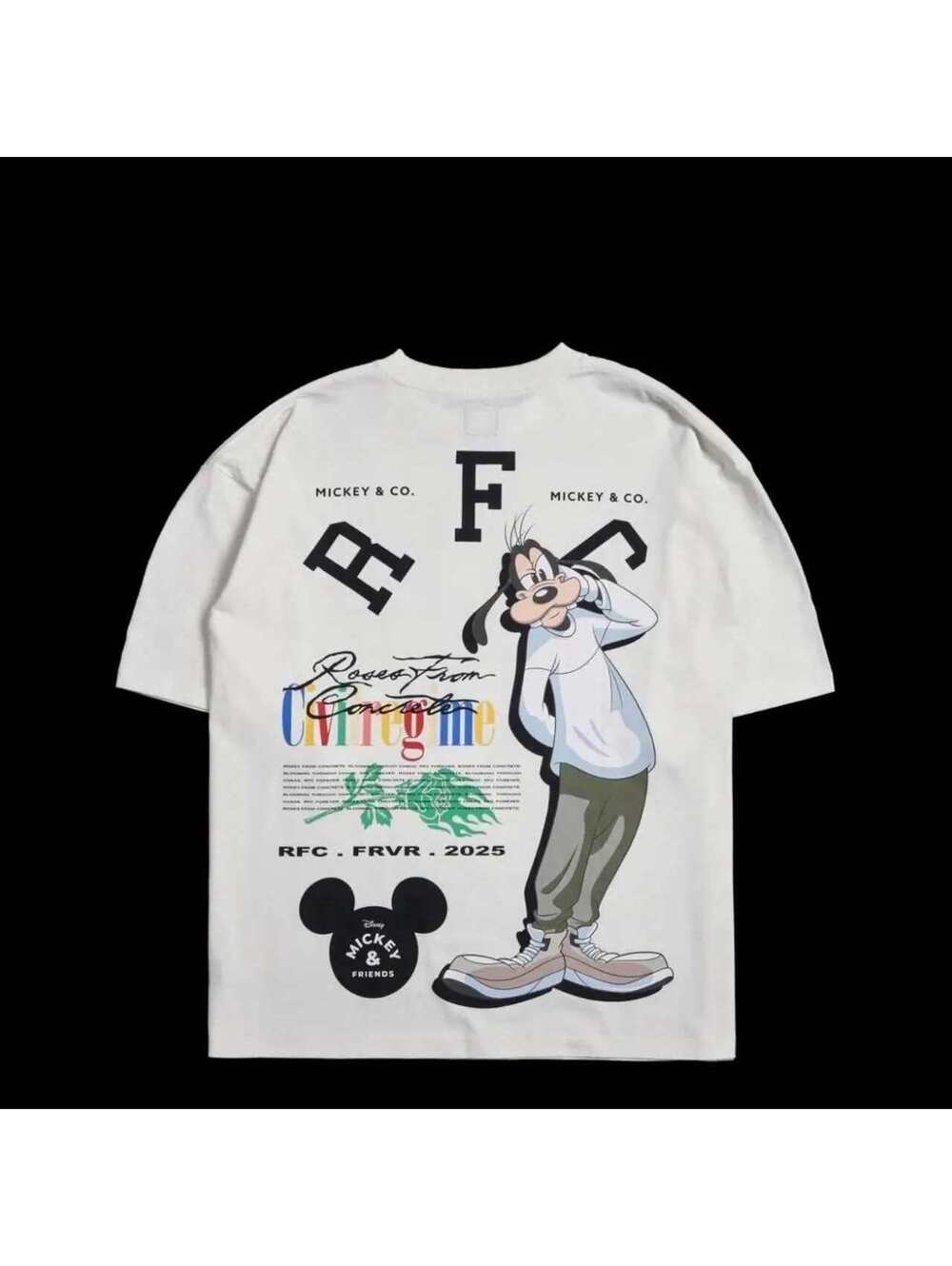 Civil Regime X Mickey & Friends x Goofy in Cream (S)